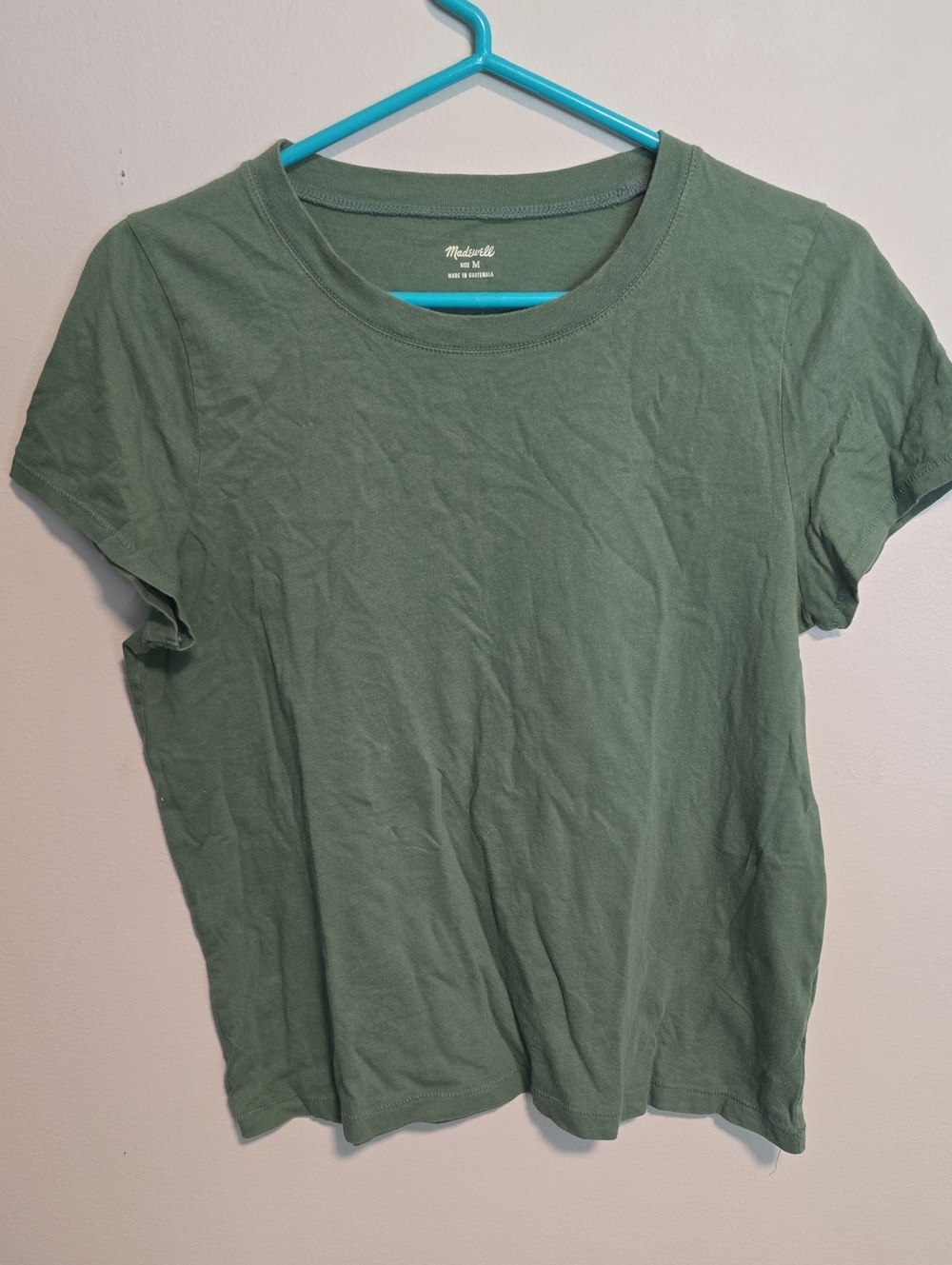 Madewell Olive Green Short-Sleeve Crewneck Tee